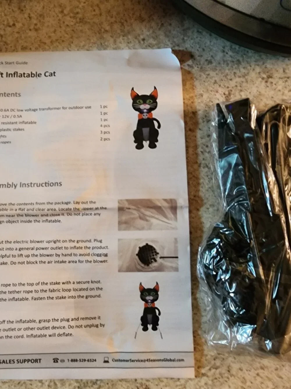 Inflatable Black Cat Halloween